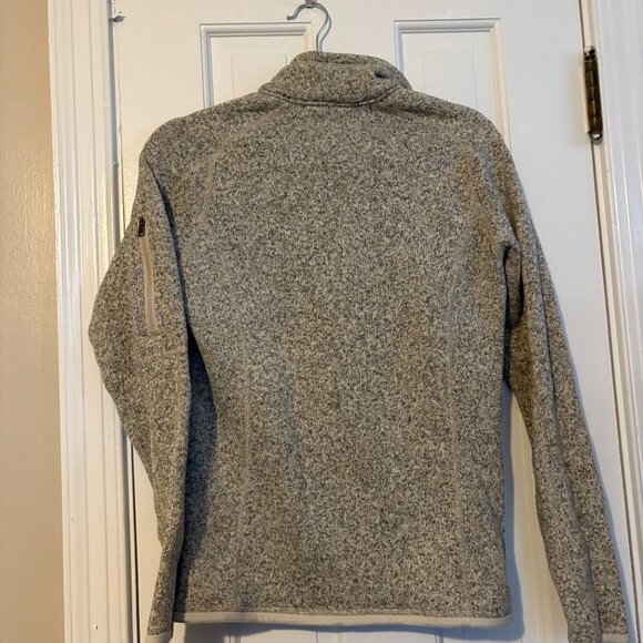 Patagonia Women's Better Sweater 1/4-Zip Fleece Birch White Grey - M - Picture 3 of 7